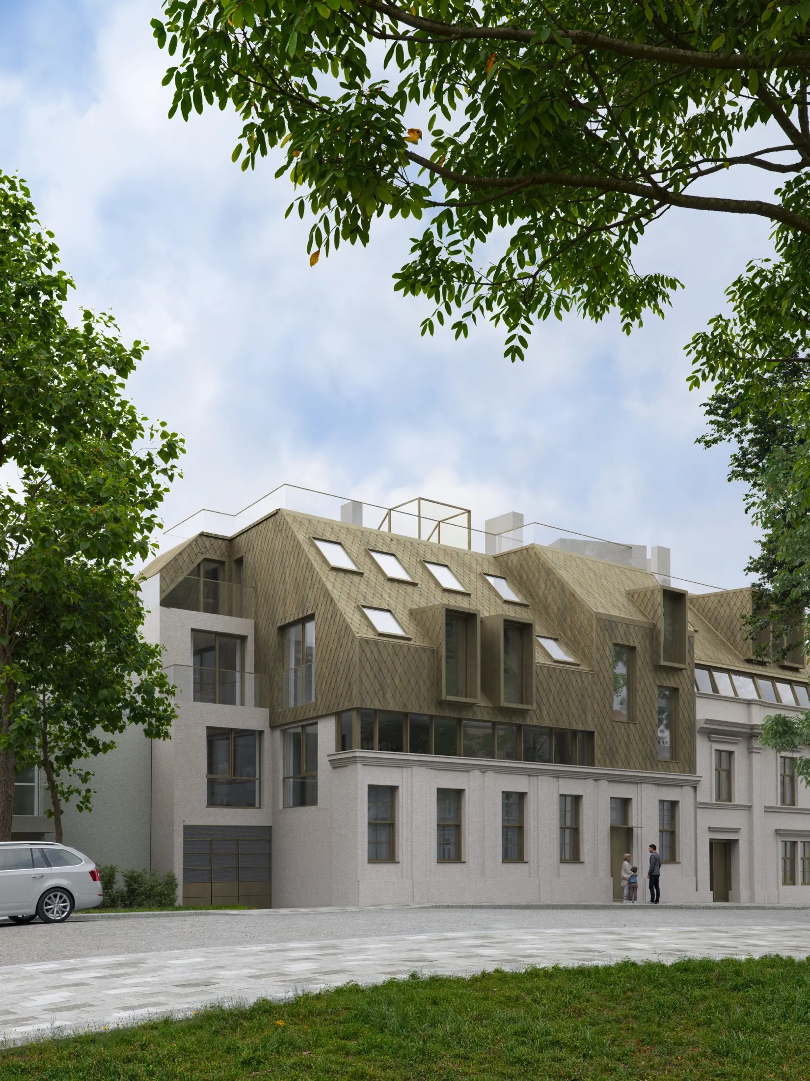 Straßenansicht des Hauses an der Zehenthofgasse