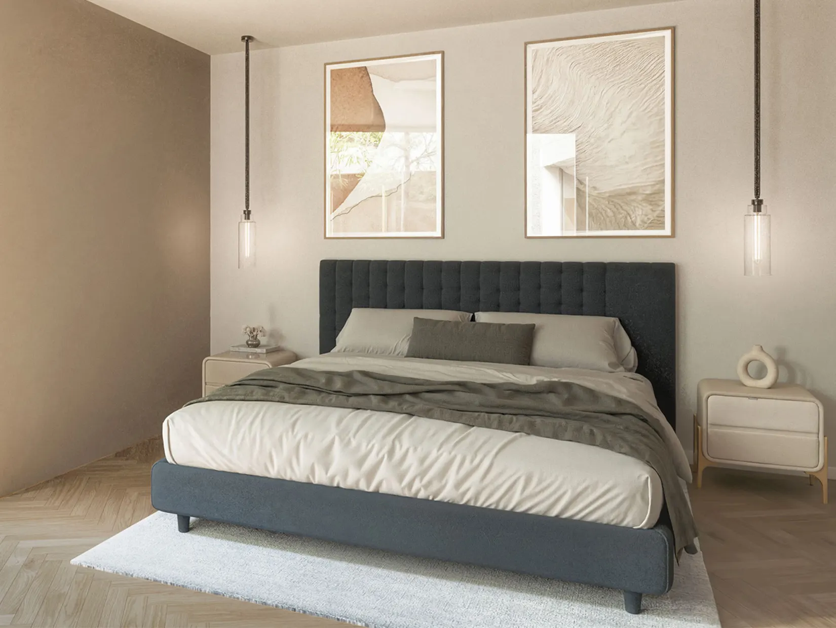 Schlafzimmer der Maisonette Top 09