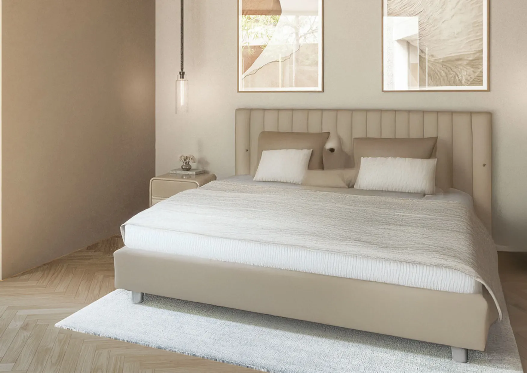 Schlafzimmer der Wohnung Top 13