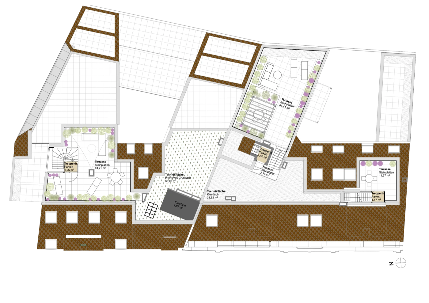 Grundriss 3. Dachgeschoss